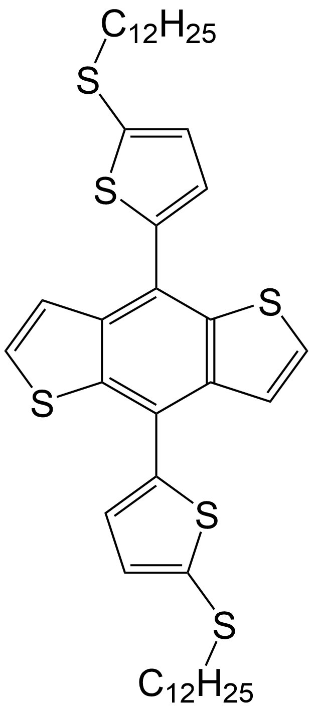 4,8-Bis(5-(dodecylthio)thiophen-2-yl)benzo[1,2-b:4,5-b']dithiophene/1620482-25-8